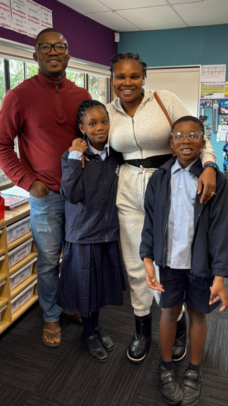 Parents at St John Vianney's Doonside