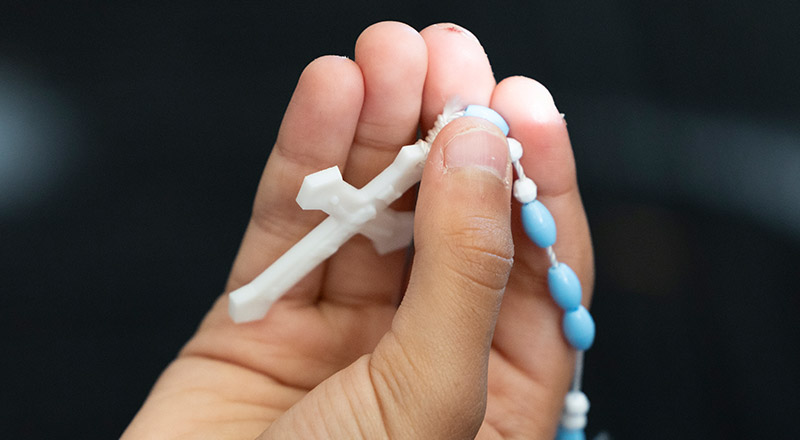 Rosary Beads at St John Vianney's Doonside
