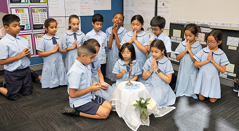 St John Vianney's Doonside religion class