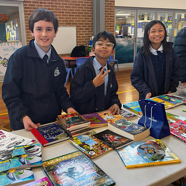 St John Vianney's Doonside students hosting charity market stall