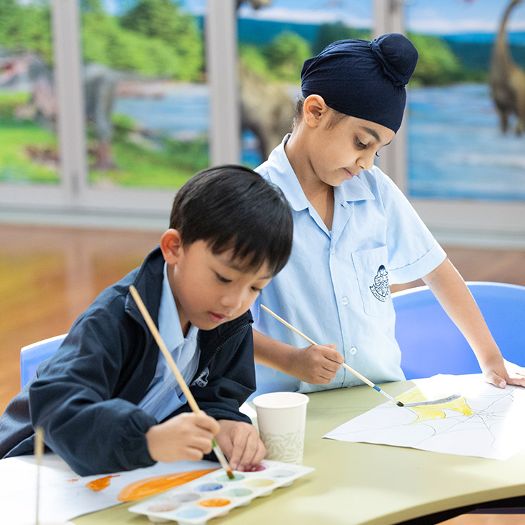 St John Vianney's Doonside art class