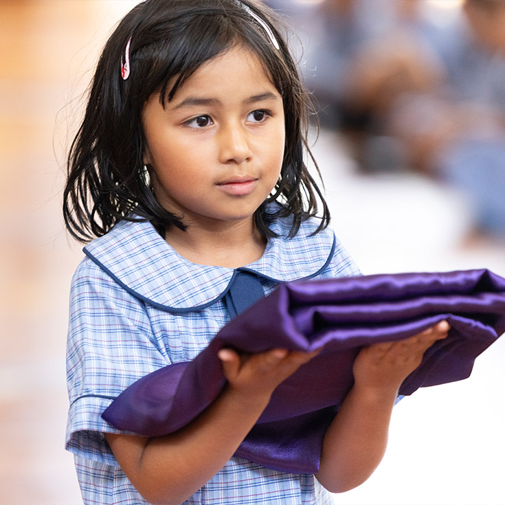 St John Vianney's Doonside student in Religious ceremony